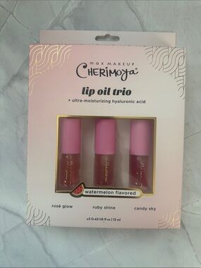 Max Makeup Lip Oil Trio - (Watermelon Flavored)